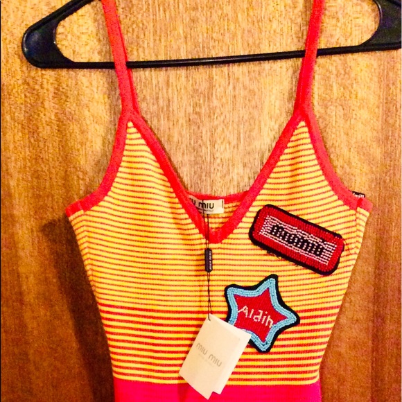 Miu Miu Dresses & Skirts - Miu Miu summer mini dress NWT size small